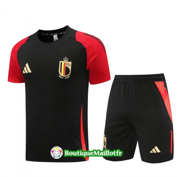 Maillot Kit Entraînement Belgique 2024 2025 Noir