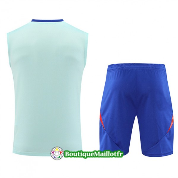 Maillot Kit Entraînement Espagne Debardeur 2024 2025 Bleu