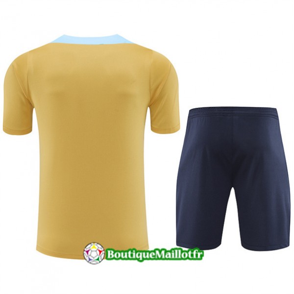 Maillot Kit Entraînement France 2024 2025 Jaune