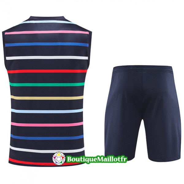 Maillot Kit Entraînement France Debardeur 2024 2025 Bleu