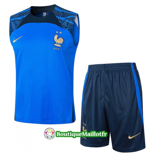 Maillot Kit Entraînement France Debardeur 2024 20...