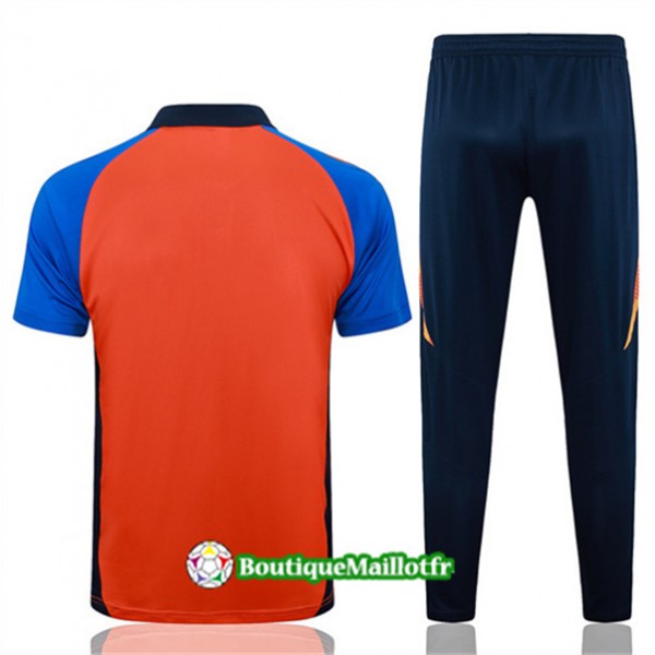 Maillot Kit Entraînement Juventus Polo Training 2024 2025 Orange