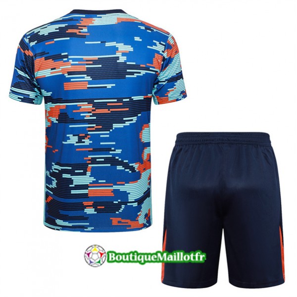 Maillot Kit Entraînement Pays Bas 2024 2025 Bleu