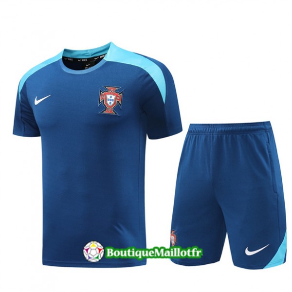 Maillot Kit Entraînement Portugal 2024 2025 Bleu