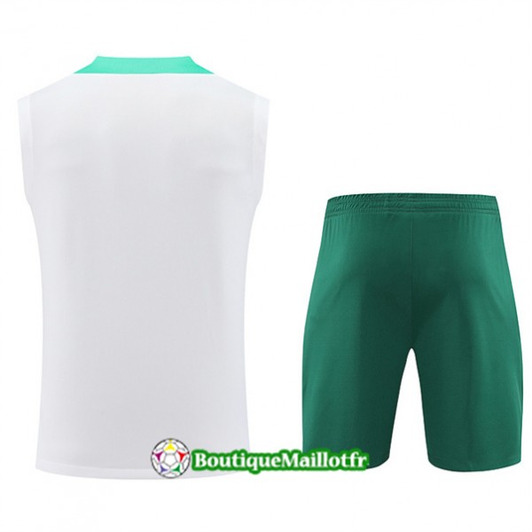 Maillot Kit Entraînement Portugal Debardeur 2024 2025 Blanc