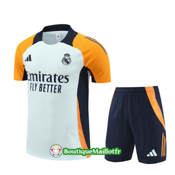 Maillot Kit Entraînement Real Madrid 2024 2025 Bl...