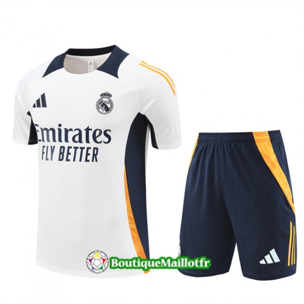 Maillot Kit Entraînement Real Madrid 2024 2025 Bl...