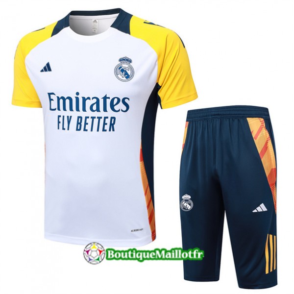 Maillot Kit Entraînement Real Madrid 2024 2025 Bl...