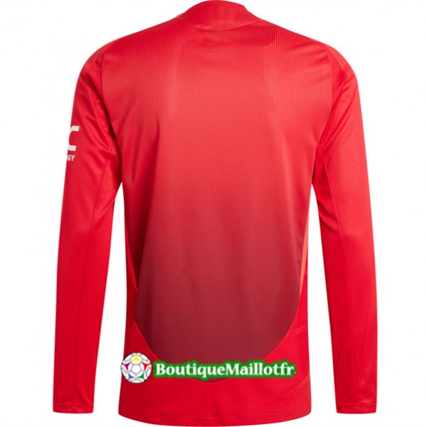 Maillot Manchester United 2024 2025 Domicile Manche Longue