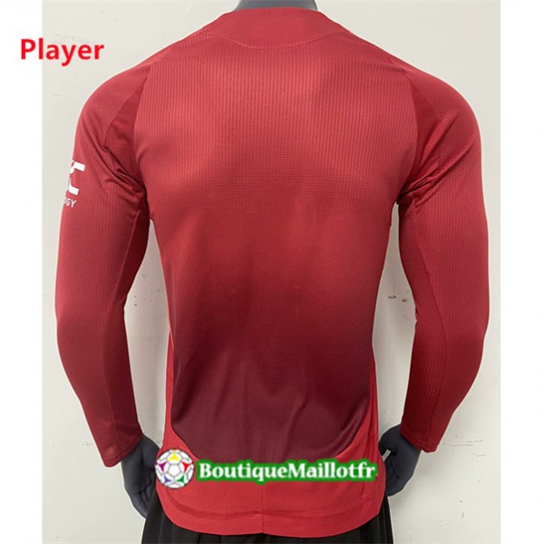 Maillot Manchester United Player 2024 2025 Domicile Manche Longue