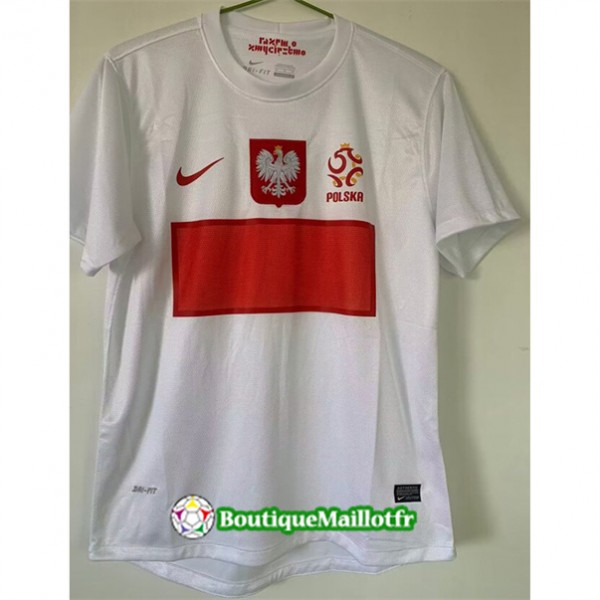 Maillot Pologne Retro 2012 Domicile