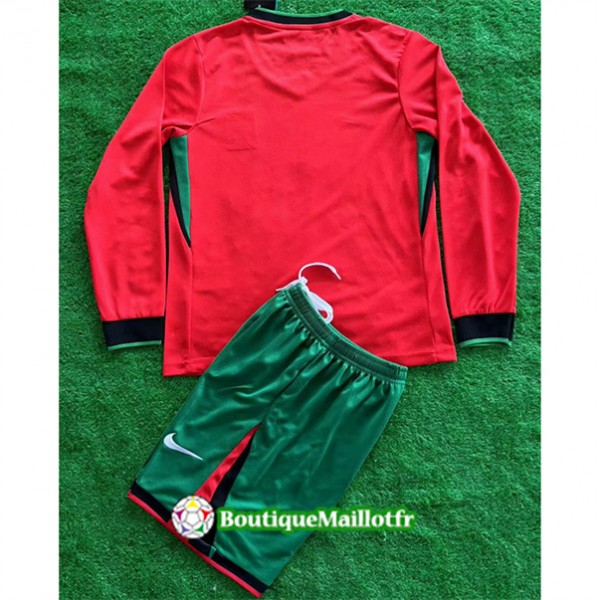 Maillot Portugal Enfant 2024 2025 Domicile Manche Longue