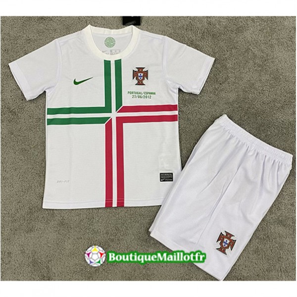 Maillot Portugal Enfant Retro 2012 Exterieur