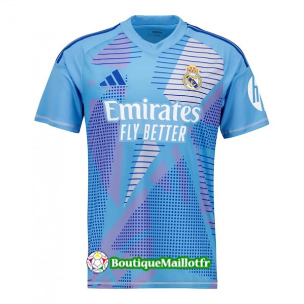 Maillot Real Madrid 2024 2025 Gardien De But Bleu