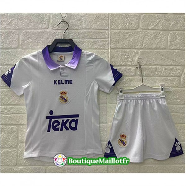 Maillot Real Madrid Enfant Retro 1997 98 Domicile