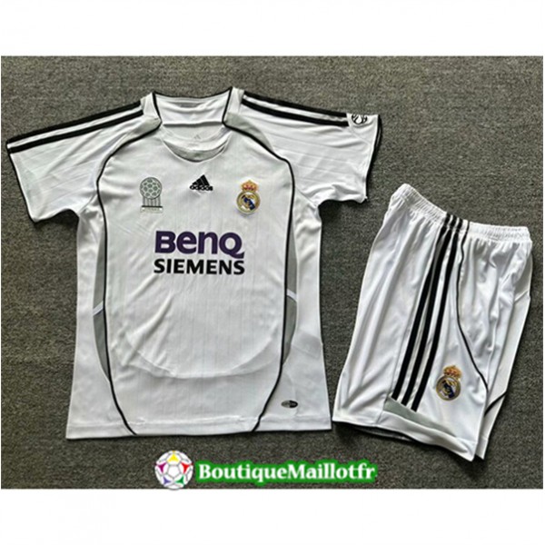 Maillot Real Madrid Enfant Retro 2006 07 Domicile