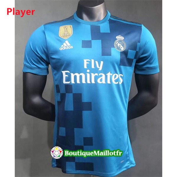 Maillot Real Madrid Player Retro 2017 18 Third