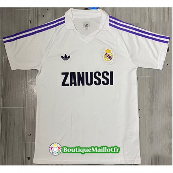 Maillot Real Madrid Retro 1984 85 Domicile