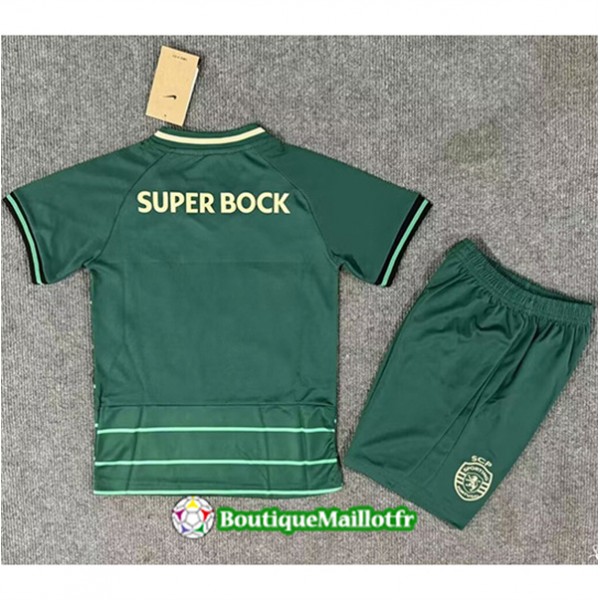 Maillot Sporting Lisbonne Enfant 2024 2025 Exterieur