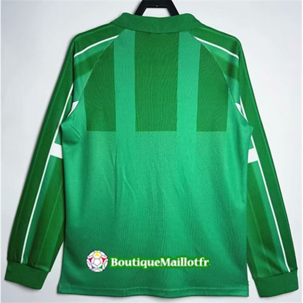 Maillot Tottenham Hotspur Retro 1997 99 Gardien De But Manche Longue Vert