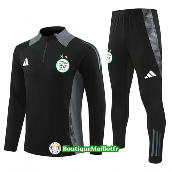 Survetement Algerie Enfant 2024 2025 Noir