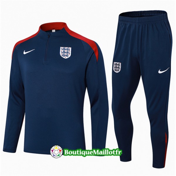 Survetement Angleterre 2024 2025 Bleu Marine