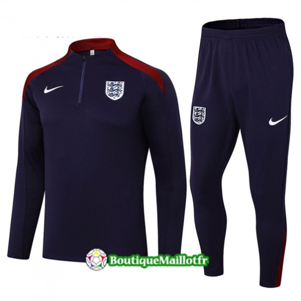 Survetement Angleterre Enfant 2024 2025 Bleu Marin...