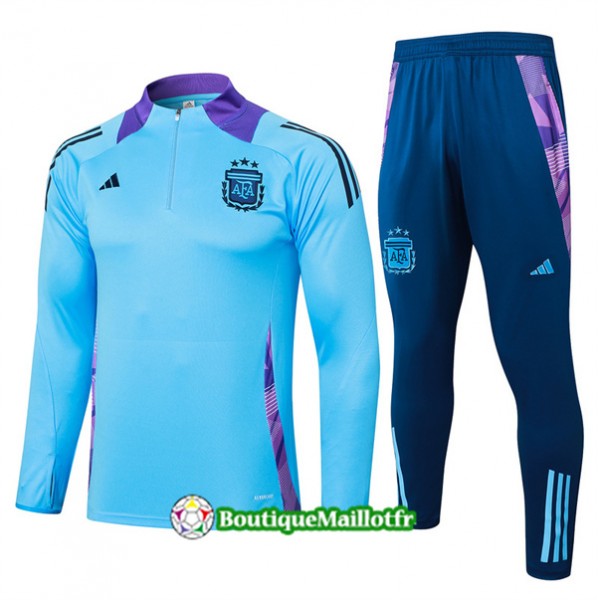 Survetement Argentine Enfant 2024 2025 Bleu