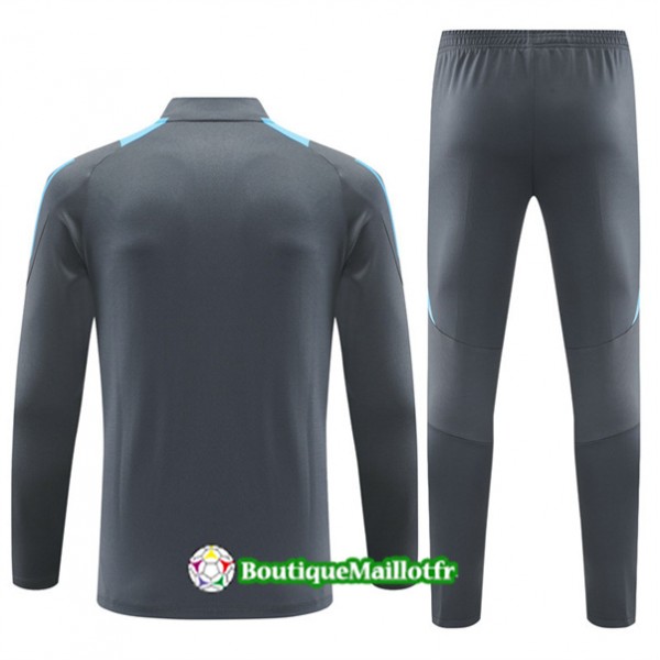 Survetement Argentine Enfant 2024 2025 Gris Foncé