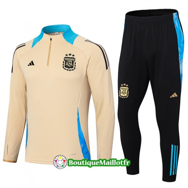 Survetement Argentine Enfant 2024 2025 Jaune