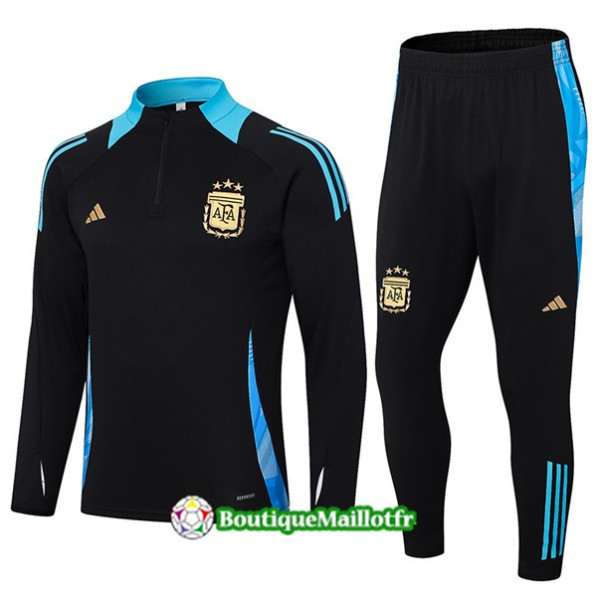 Survetement Argentine Enfant 2024 2025 Noir