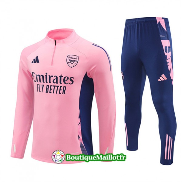 Survetement Arsenal 2024 2025 Rose