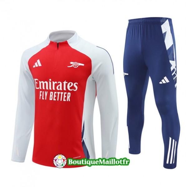 Survetement Arsenal Enfant 2024 2025 Rouge