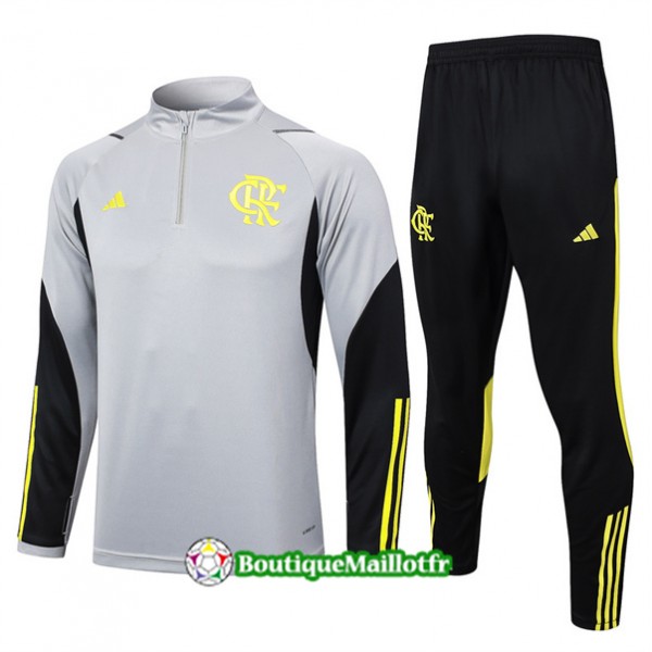 Survetement Flamengo 2024 2025 Gris Clair