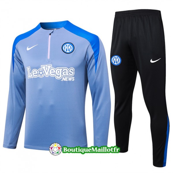 Survetement Inter Milan 2024 2025 Bleu