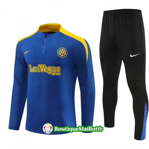 Survetement Inter Milan Enfant 2024 2025 Bleu