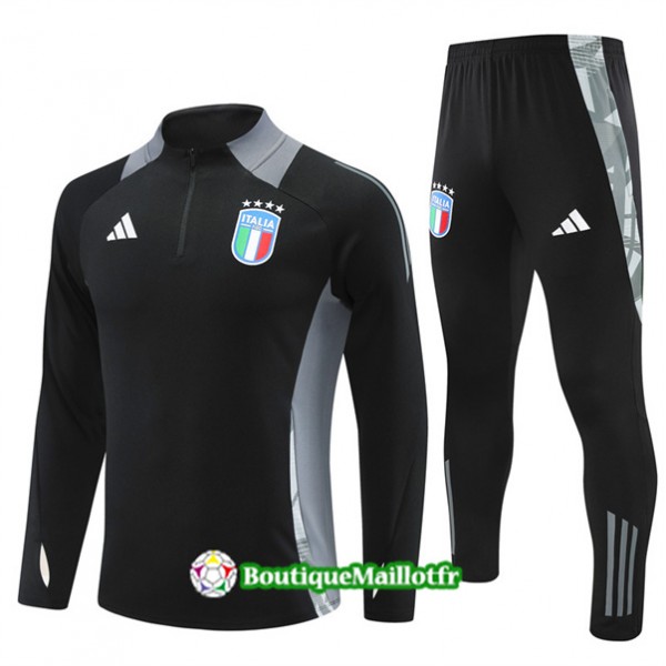 Survetement Italie Enfant 2024 2025 Noir