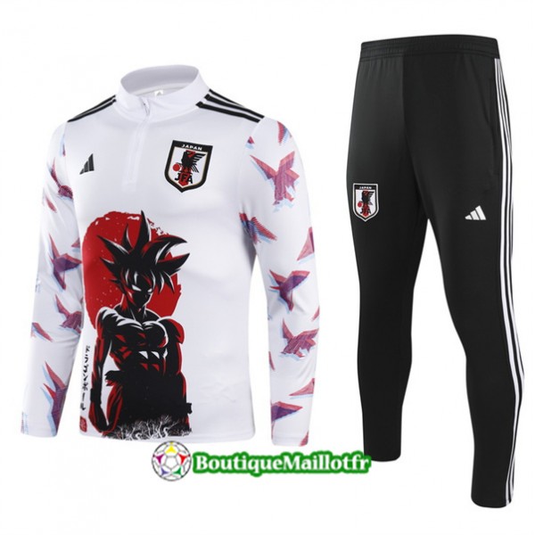 Survetement Japon Enfant 2024 2025 Blanc