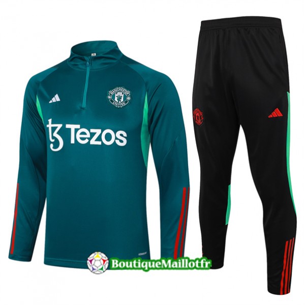 Survetement Manchester United 2024 2025 Vert