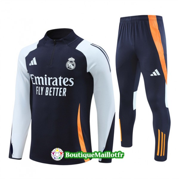 Survetement Real Madrid 2024 2025 Bleu Marine