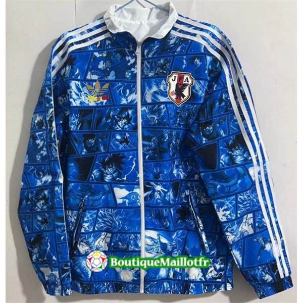 Veste Réversible Coupe Vent Japon 2024 2025 Bleu