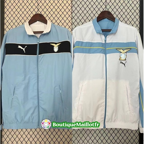 Veste Réversible Coupe Vent Lazio 2024 2025 Bleu