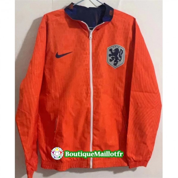 Veste Réversible Coupe Vent Pays Bas 2024 2025 Or...