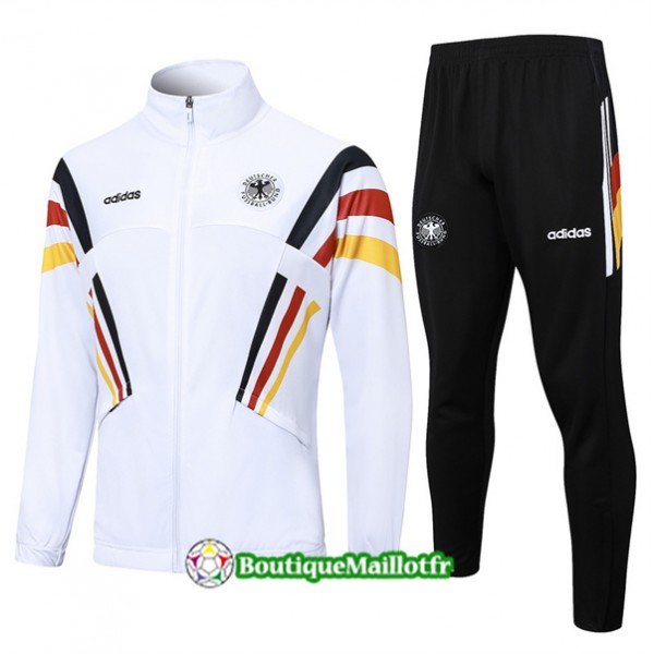 Veste Survetement Allemagne 2024 2025 Blanc