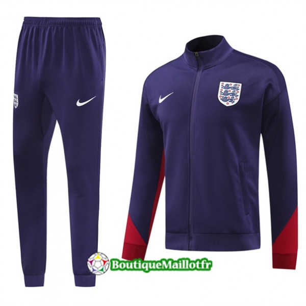 Veste Survetement Angleterre 2024 2025 Bleu