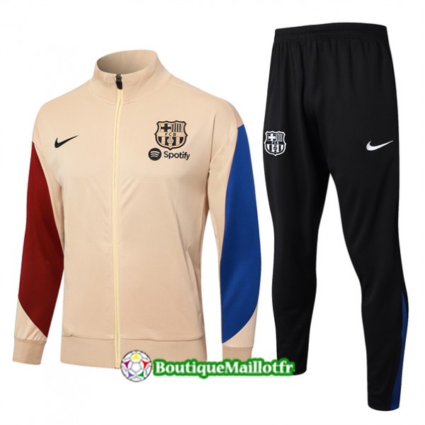 Veste Survetement Barcelone 2024 2025 Jaune