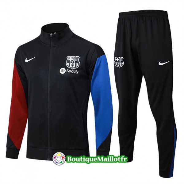 Veste Survetement Barcelone 2024 2025 Noir