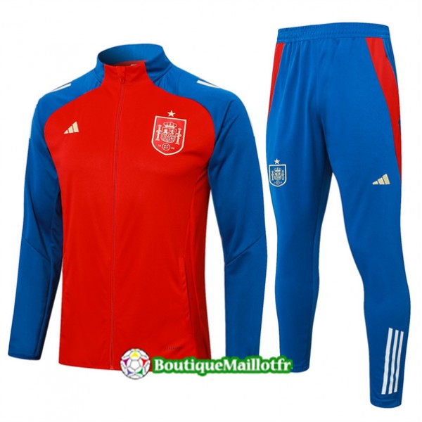 Veste Survetement Espagne 2024 2025 Rouge