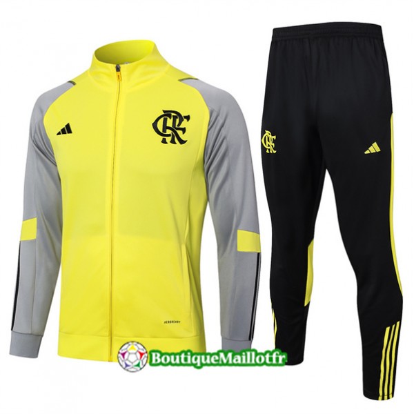 Veste Survetement Flamengo 2024 2025 Jaune