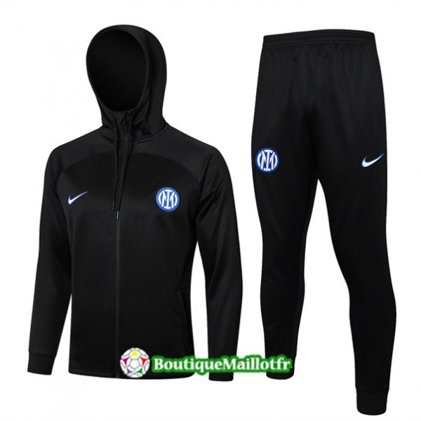 Veste Survetement Inter Milan 2024 2025 à Capuche...